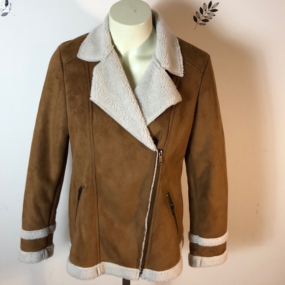 Old Navy vegan Suede Jacket Medium - Picture 6 of 16